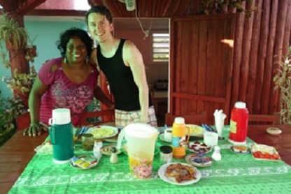 'Mrs. Danirka and a friend' Casas particulares are an alternative to hotels in Cuba.